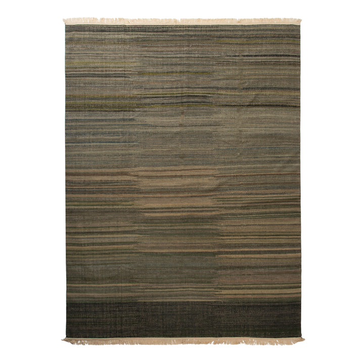 Grey Transitional Wool Rug - 10'7" x 13'11" Default Title