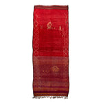 Red Vintage Wool Rug - 5'9" x 14'9" Default Title
