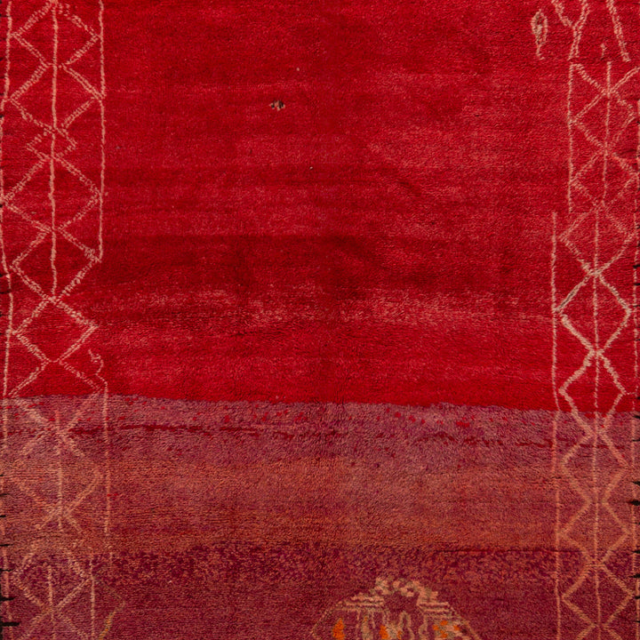 Red Vintage Wool Rug - 5'9" x 14'9" Default Title
