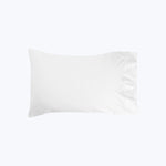 Nuvola Sateen Sheets & Pillowcases, White Pillowcase Pair / Standard