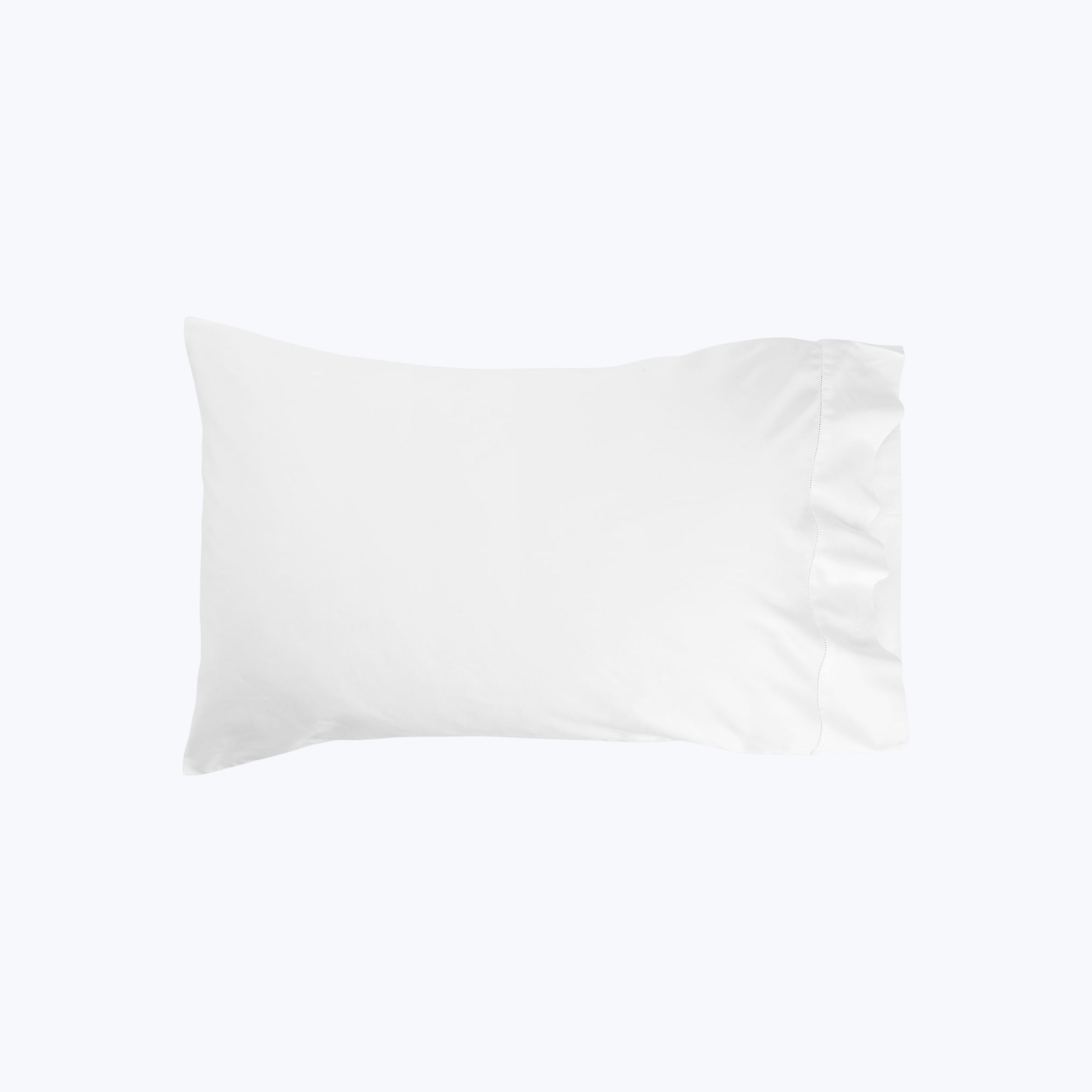 Nuvola Sateen Sheets & Pillowcases, White Pillowcase Pair / Standard
