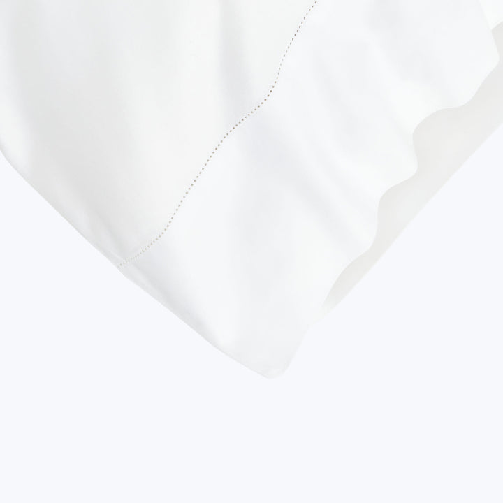 Nuvola Sateen Sheets & Pillowcases, White Pillowcase Pair / Standard