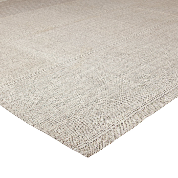 Ivory Flatweave Wool Rug - 13'11" x 19'8"