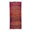 Pink Vintage Moroccan Wool Rug - 5'7" x 13'1"