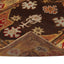 Brown Vintage Traditional Wool Rug - 3'10" x 12'