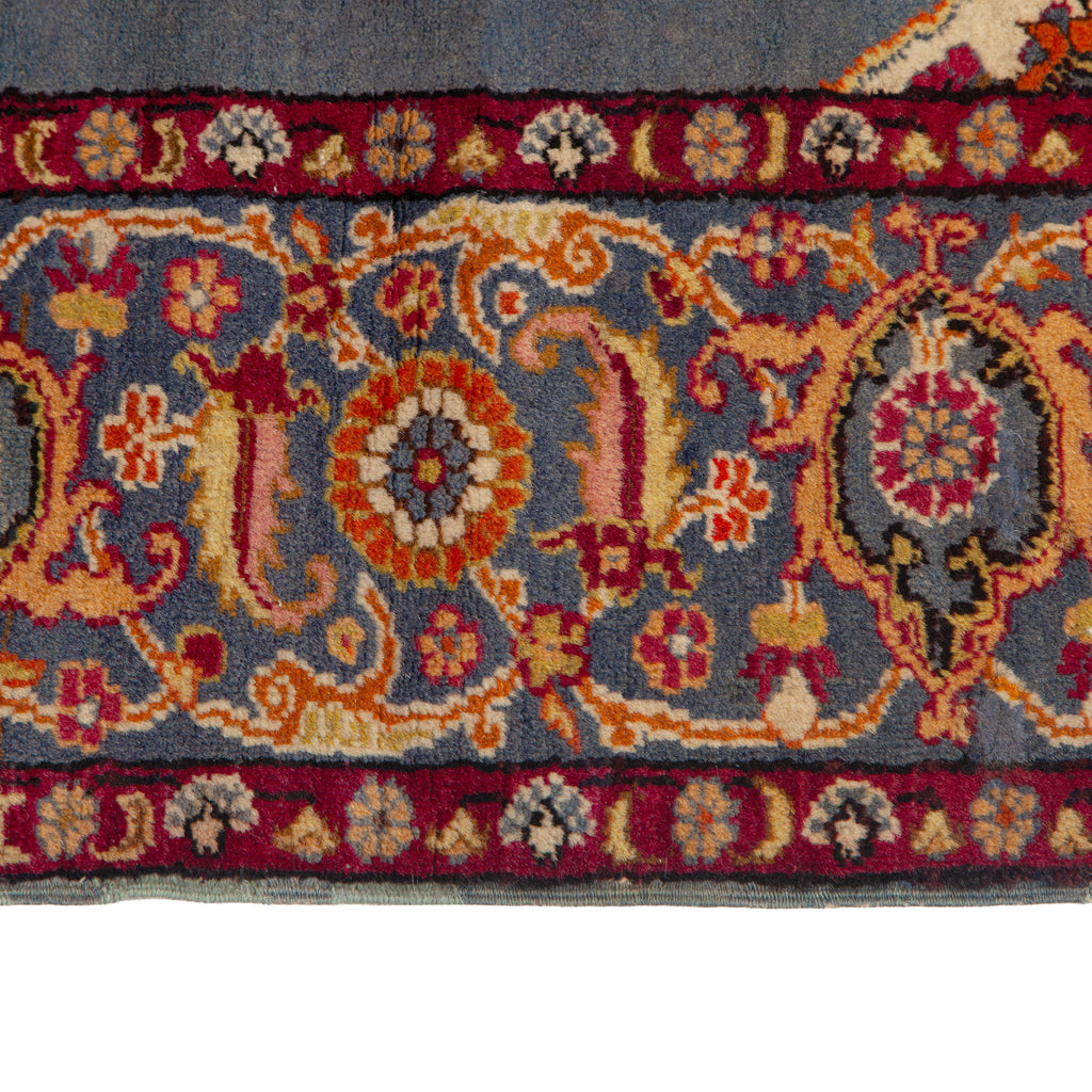 Vintage Traditional Anatolian Wool Rug - 3'11" x 5'10"
