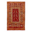 Red Vintage Traditional Wool Rug - 3'10" x 5'8"