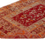 Red Vintage Traditional Wool Rug - 3'10" x 5'8"