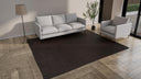 Brown Flatweave Wool Rug - 8'6" x 10'