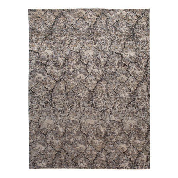 Grey Modern Wool Rug - 12' x 15'