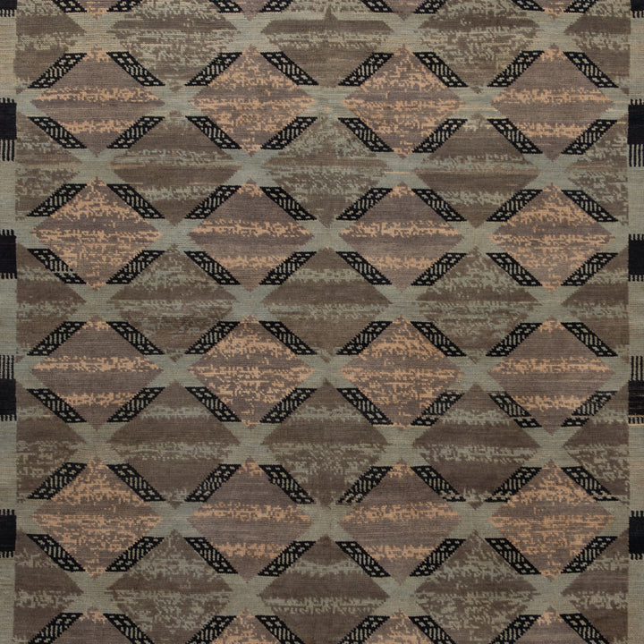 Multi Transitional Wool Rug - 6'4" x 9'4"