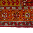 Red Vintage Traditional Wool Rug - 3'11" x 5'11"