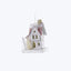 Assorted Mini Wintertide Glitter House Ornament White