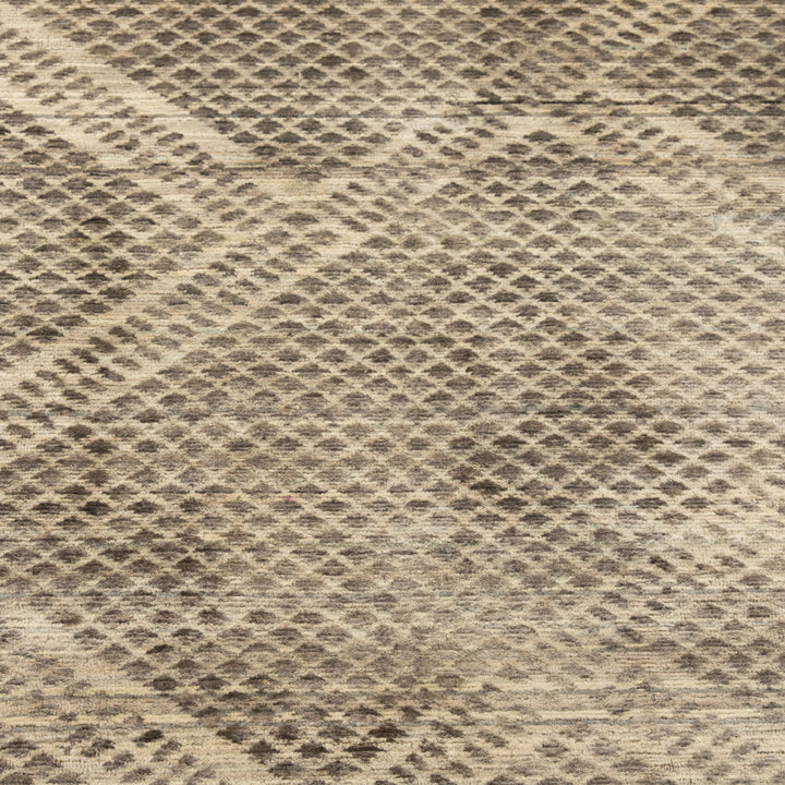 Transitional Silk/Wool Rug - 02'10" x 09'06"
