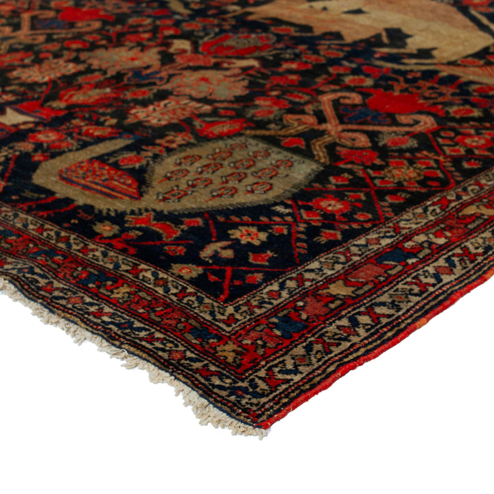 Red Traditional Wool Persian Rug - 4'8" x 6'3"