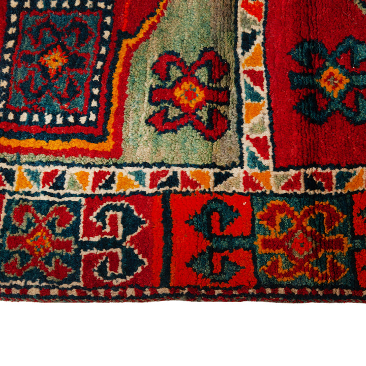 Vintage Traditional Wool Runner - 3'5" x 18'4"