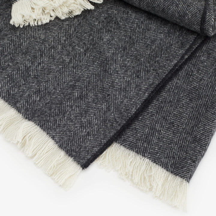 Alpi Throw - Lead Grey