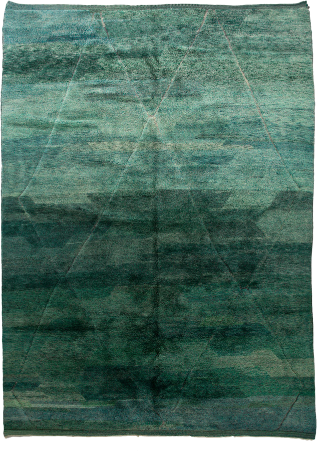 Multi Moroccan Wool Rug - 10'2