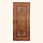 Gold Vintage Traditional Anatolian Wool Rug - 8'2" x 18'5"