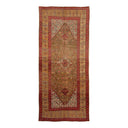 Gold Vintage Traditional Anatolian Wool Rug - 8'2" x 18'5"