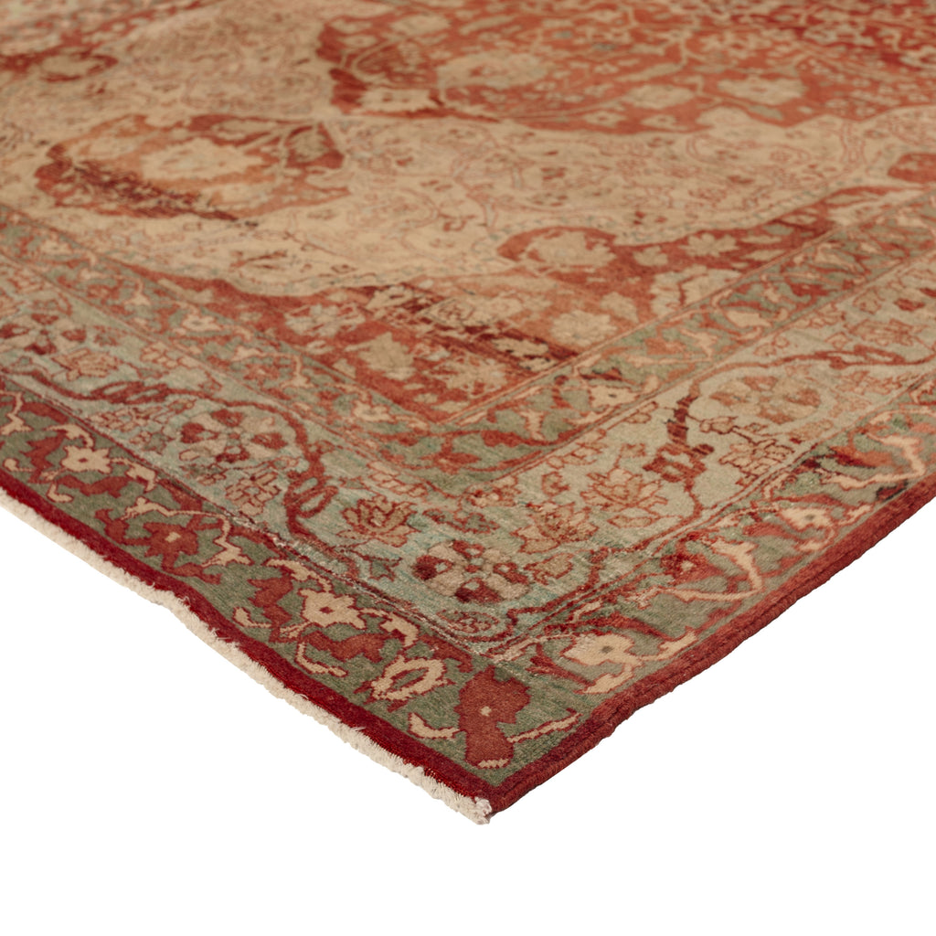Red Traditional Wool Persian Rug - 4'4" x 6'6"
