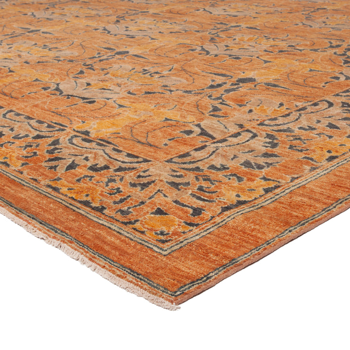 Yellow Traditional Wool Rug - 12' x 15'