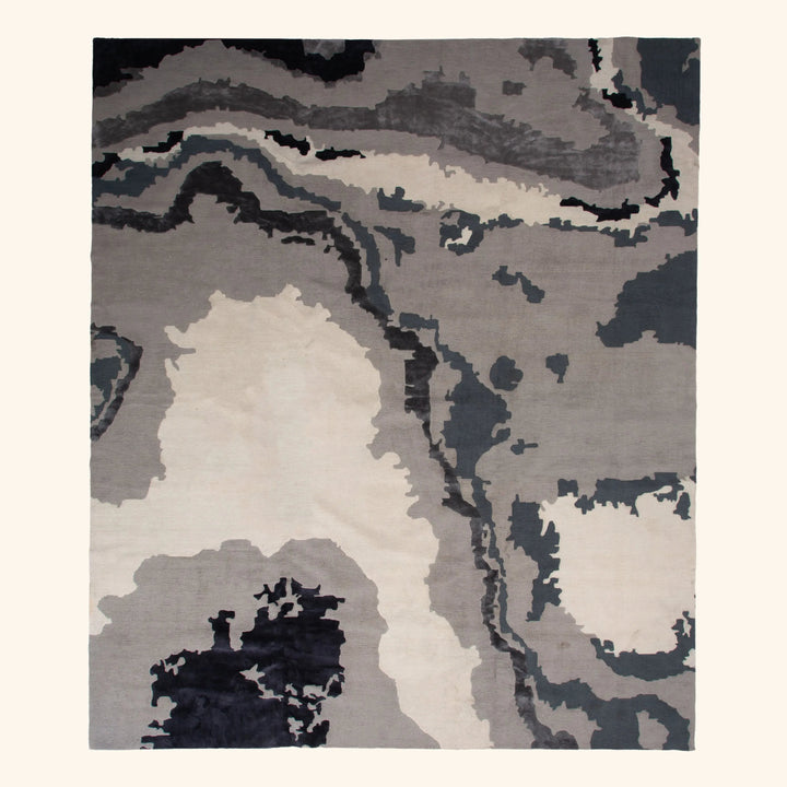 Modern Wool/Silk Rug - 15'06" x 18'00"