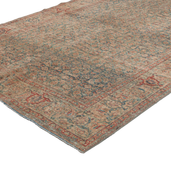 Grey Vintage Traditional Wool Runner - 6'6" x 22' Default Title