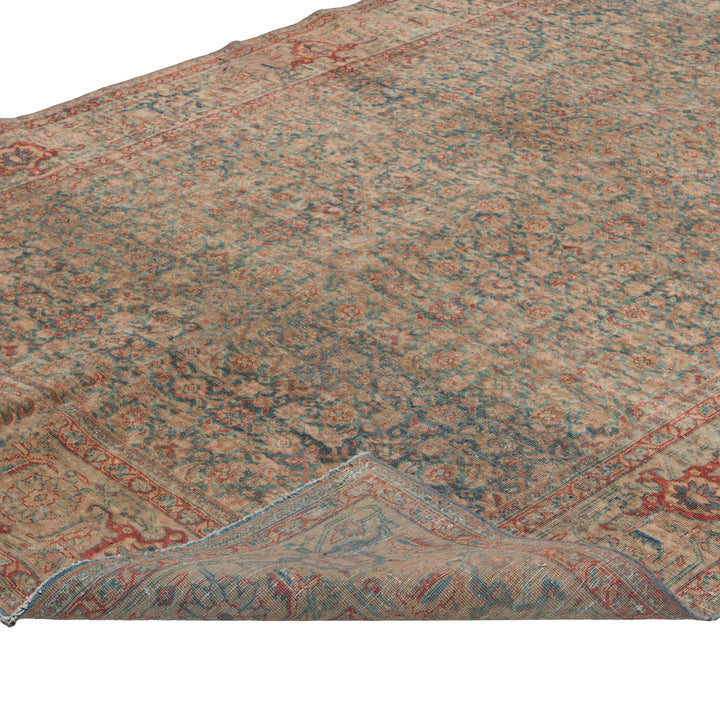 Grey Vintage Traditional Wool Runner - 6'6" x 22' Default Title