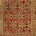 Orange Vintage Traditional Wool Rug - 6'04" x 12'1"