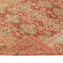 Orange Vintage Traditional Wool Rug - 6'04" x 12'1"