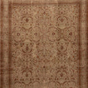 Brown Vintage Traditional Wool Rug - 9'3" x 11'10"