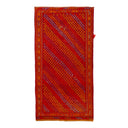 Red Vintage Traditional Anatolian Wool Rug - 5'9" x 11'2"