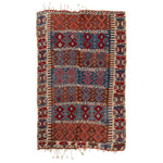 Vintage Flatweave Wool Turkish Kilim - 5'6" x 8'11"