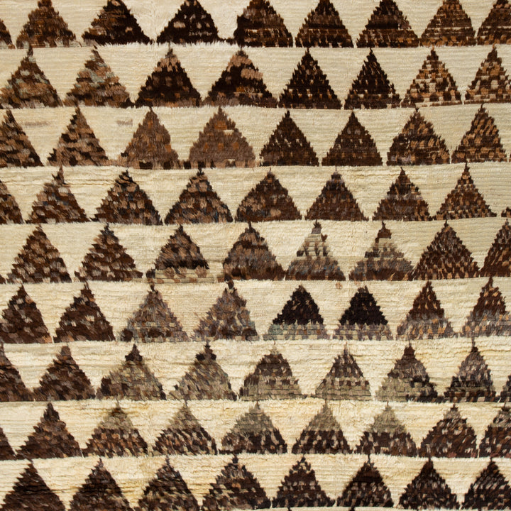 Brown Vintage Traditional Wool Kilim - 8'3" x 11'5"