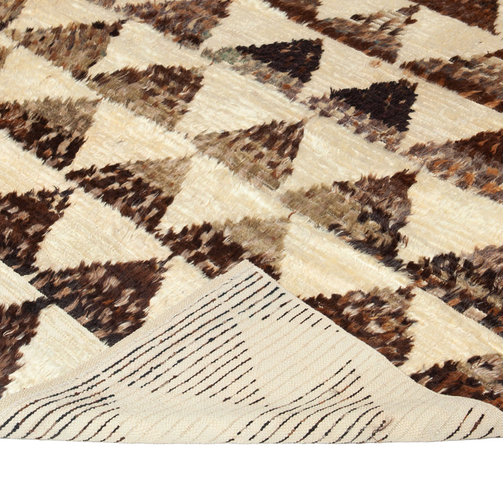 Brown Vintage Traditional Wool Kilim - 8'3" x 11'5"