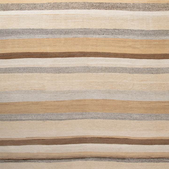 Beige Flatweave Wool Rug - 10' x 14'4" Default Title