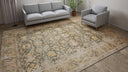 Neutral Traditional Wool Rug - 9'7" x 12'8"