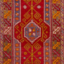 Red Vintage Traditional Wool Rug - 3'11" x 5'6"