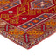 Red Vintage Traditional Wool Rug - 3'11" x 5'6"