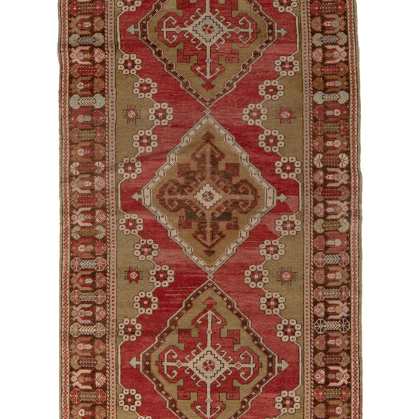 Vintage Turk Wool Rug - 3'4" x 12'11" Default Title