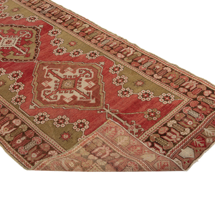 Vintage Turk Wool Rug - 3'4" x 12'11" Default Title