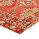 Red Vintage Traditional Wool Runner - 3'5" x 12'11"