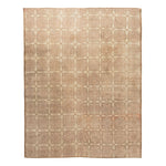 Beige Vintage Traditional Wool Rug - 9'10" x 12'5" Default Title
