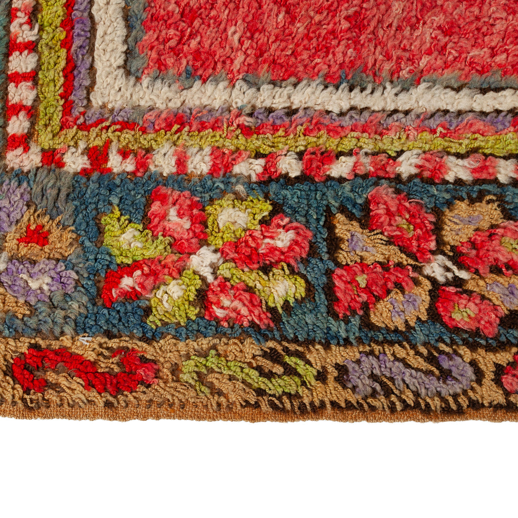 Vintage Traditional Anatolian Wool Rug - 3'5" x 4'11"