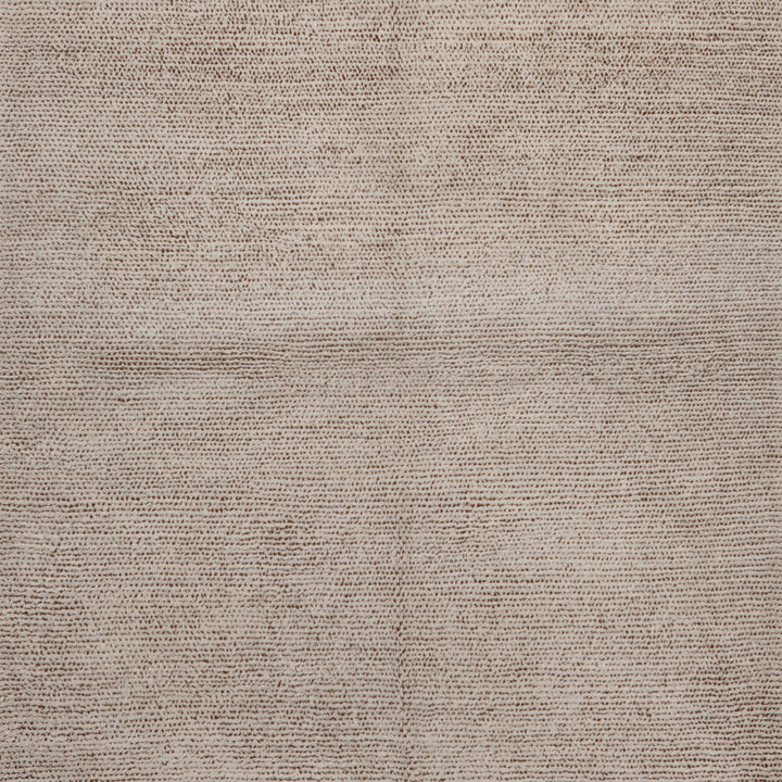 Brown Modern Wool Rug - 4'11" x 5'