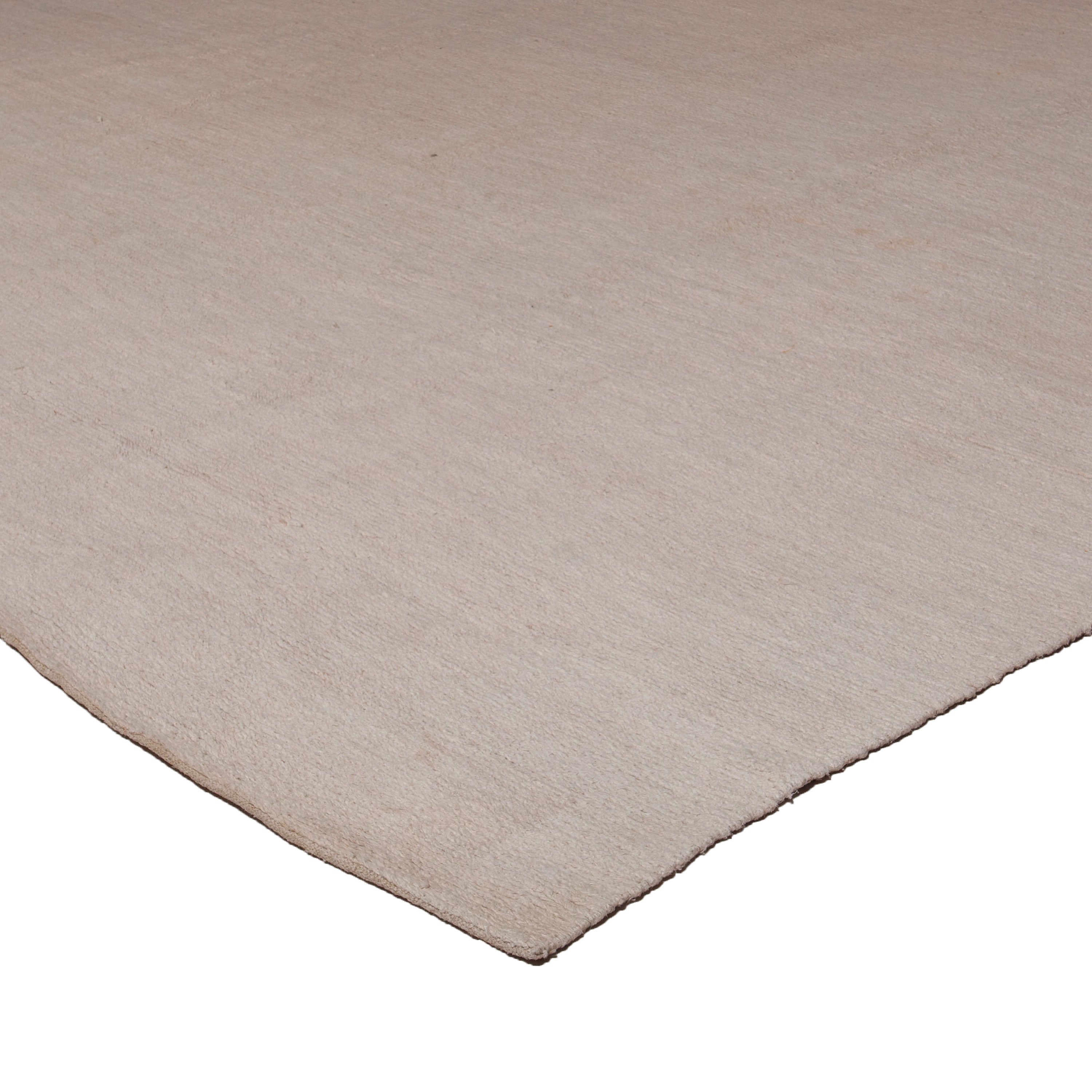 Beige Modern Wool Rug - 10'11" x 13'9"