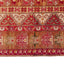 Red Vintage Traditional Anatolian Wool Rug - 12" x 13'8"