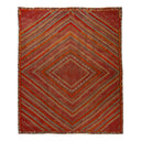 Red Turkish Flatweave Wool Rug - 14'11" x 17'5"