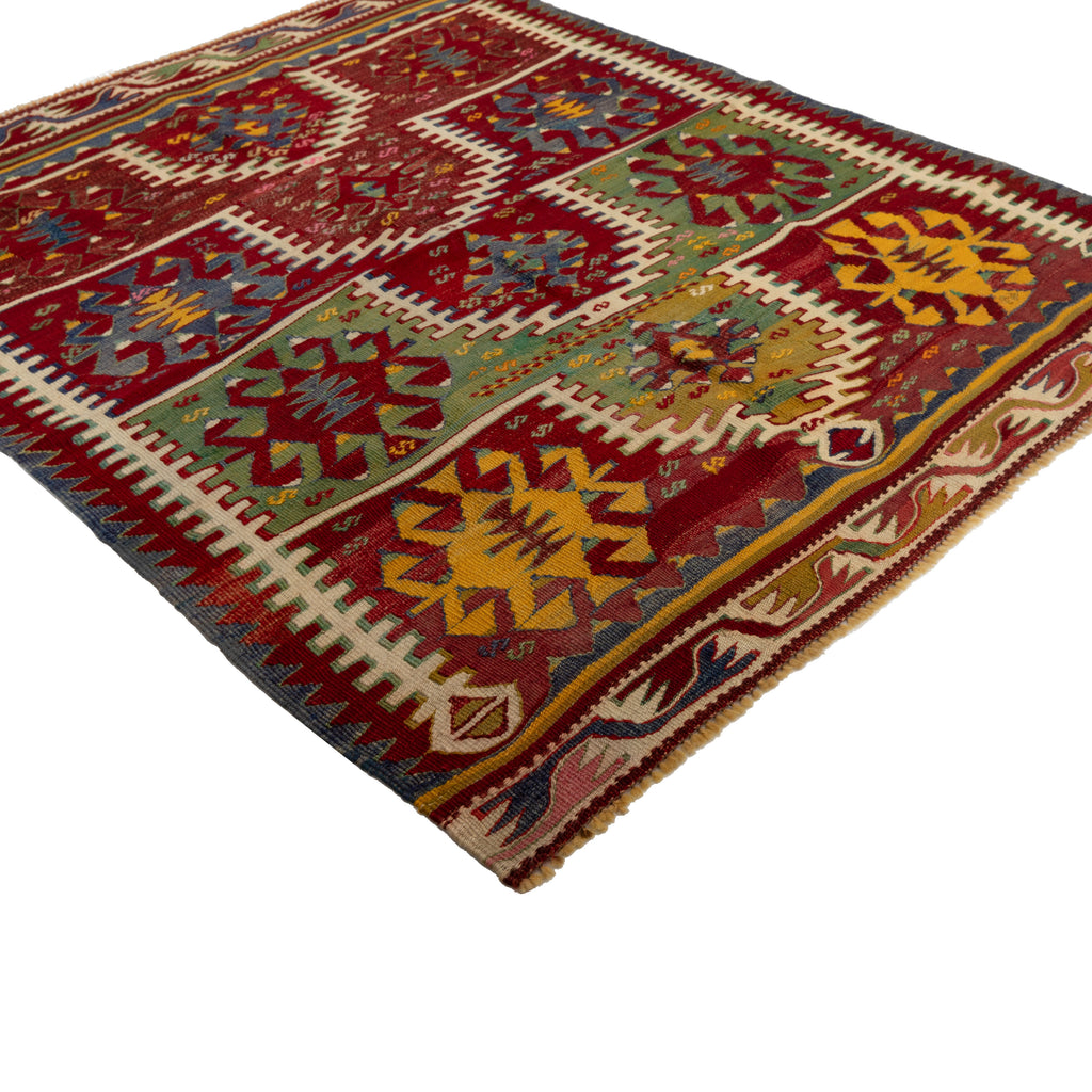 Anatolian Wool Kilim - 03'07" x 04'05" Default Title